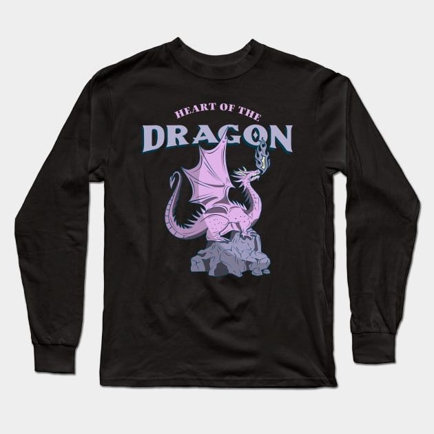 Heart of the Dragon Long Sleeve T-Shirt by Dream the Biggest